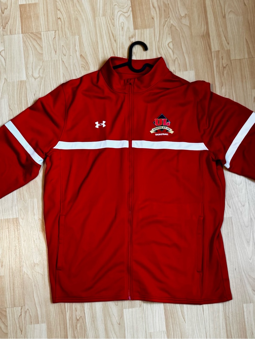 Under Armour Red Full-Zip Jacket with UL Logo